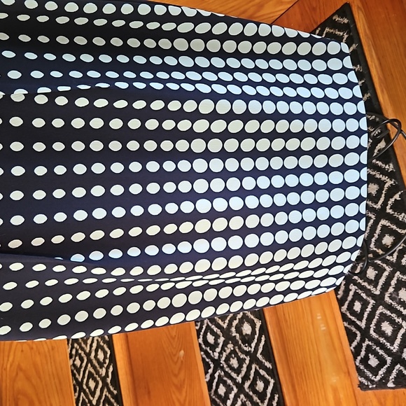 👗CONNECTED APPAREL BLUE ON BLUE POLKA DOT DRESS 👗 - Picture 5 of 11